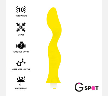 Вібратор для зони G <br>GAVYN, колір: жовтий <br>G-SPOT (Іспанія)