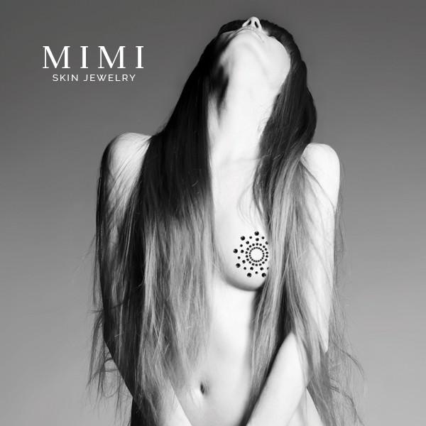 Украшения для груди со стразами MIMI Classic Золотистый Украшения для груди со стразами MIMI Classic Золотистый