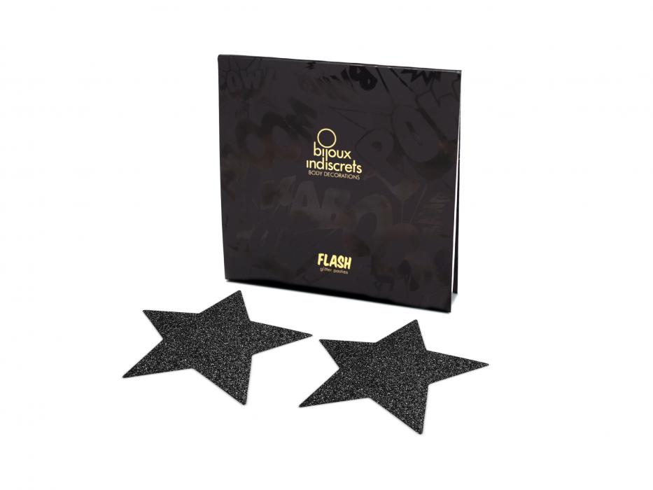 Украшение для груди Flash - Star - Black Украшение для груди Flash - Star - Black
