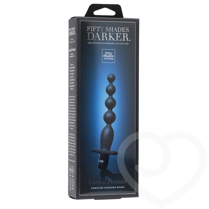 Анальные вибро-бусы «ЧУВСТВЕННЫЙ ТРЕПЕТ» Fifty Shades Darker Official Collection Анальные бусы с вибрацией