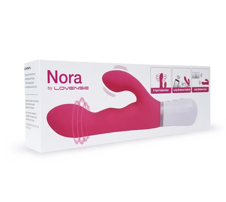 Вибратор кролик Nora by Lovense The Original Bluetooth Rabbit Vibrator Вибратор кролик Nora by Lovense The Original Bluetooth Rabbit Vibrator