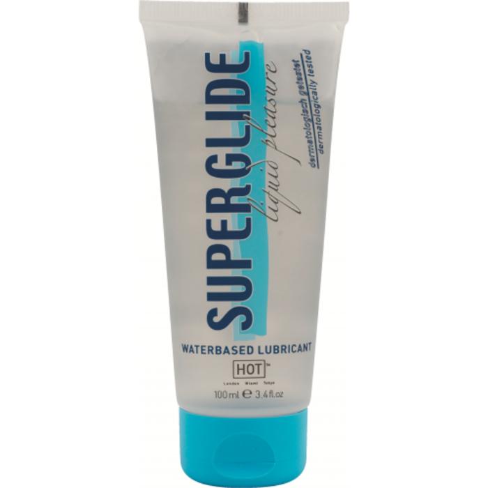 Смазка на водной основе HOT SUPERGLIDE 100мл гель смазка лубрикант на водной основе, 100мл