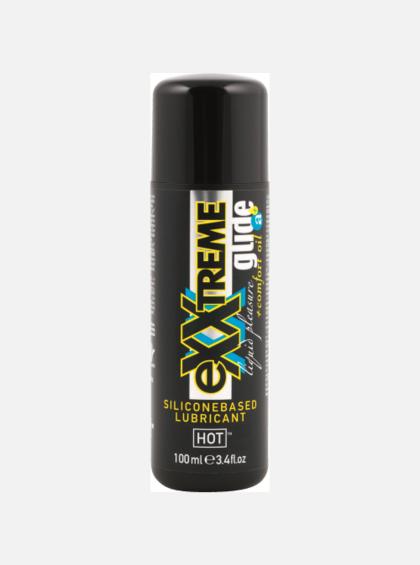 Анальная смазка на силиконовой основе HOT eXXtreme Glide, 100мл лубрикант на силиконовой основе для анального секса