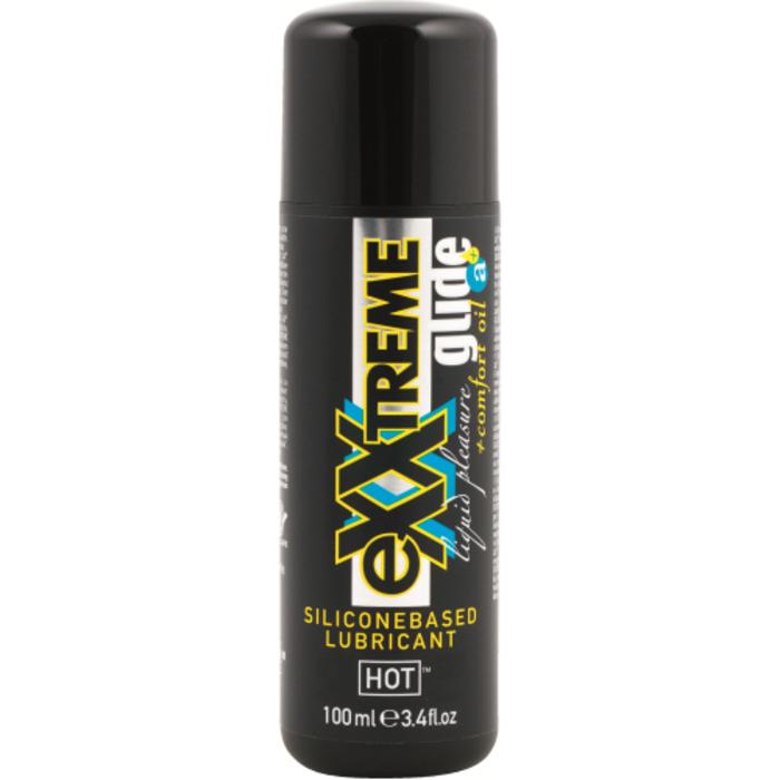 Анальная смазка на силиконовой основе HOT eXXtreme Glide, 100мл лубрикант на силиконовой основе для анального секса