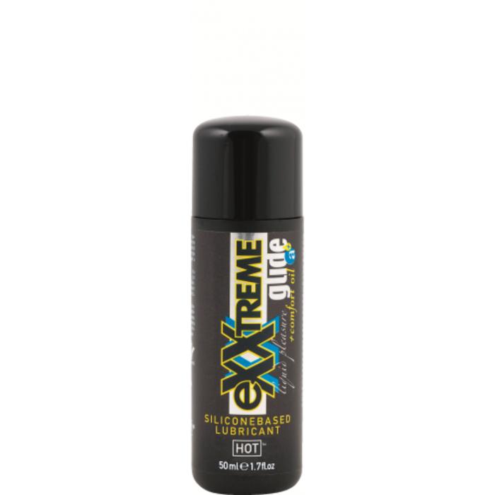 Анальная смазка на силиконовой основе HOT eXXtreme Glide, 50мл лубрикант на силиконовой основе для анального секса