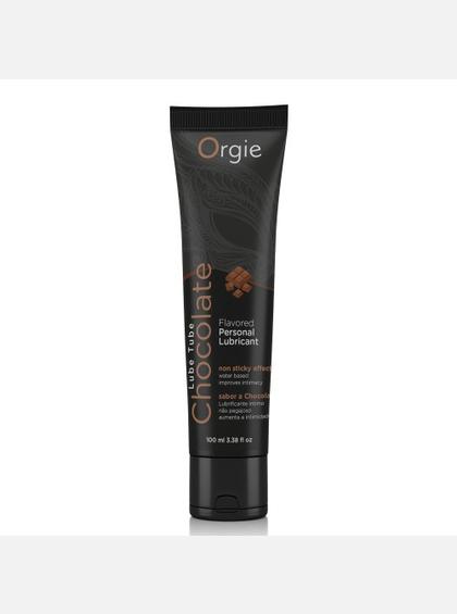 Съедобный лубрикант на водной основе Lube Tube Orgie, Шоколад Съедобный лубрикант на водной основе Lube Tube Orgie, Шоколад