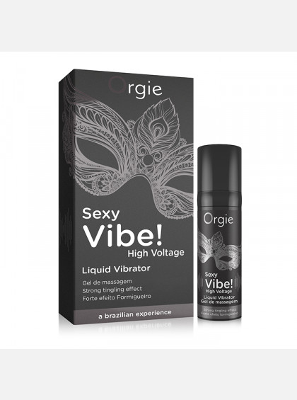 Жидкий вибратор Orgie Sexy Vibe Liquid Vibrator, экстра сильный Жидкий вибратор Orgie, экстра сильный