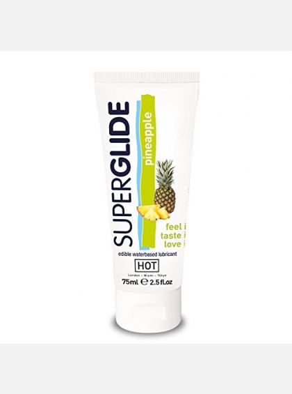 Съедобный лубрикант на водной основе, АНАНАС Superglide HOT Съедобный лубрикант на водной основе, АНАНАС Superglide HOT
